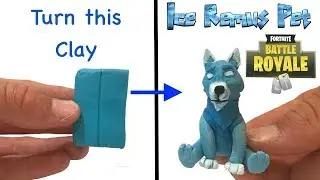 How to Sculpt Remus (Ice) Pet from FORTNITE Season 7 | Polymer Clay Tutorial