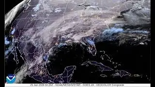 LIVE: Satellite imagery of winter storm systems sweeping across U.S.