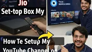 How to Open YT Studio on Monitor using Jio Set-Top Box | Manage Channel on TV/Monitor