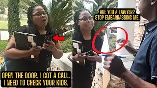 CPS Worker Faces The Biggest Embarrassment Of Her Career After Failing To Force Entry