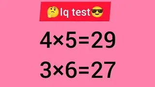 Math Iq test🧠🤯🔥