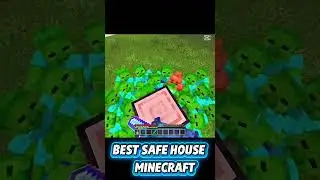 minecraft SAFE HOUSE🤯💀💀 #minecraft #asmr #shortvideo #roblox #robloxedit #messi