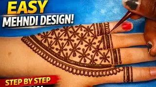 Very Simple Back Hand Mehndi Design//New Stylish Mehndi Design//Mehndi Ki Designs//Easy Mehndi