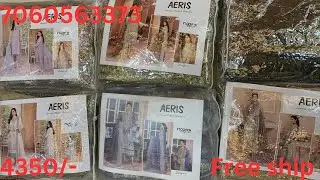 Aeris by noor&rsquo;s exclusive chiffon embroidered collection!!luxury collection 2024!!cont-7060563373