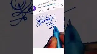 Signature/sign #signature o Ramsha name #calligraphy #Ramsha name writing#beautifulsignature#shorts
