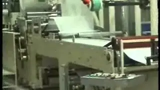 UNDERPADS MACHINE  HORIZONTAL STACKER AND AUTO PACKING MACHINE