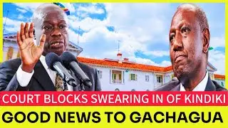 URGENT ALERT 🚨GOOD NEWS TO GACHAGUA AFTER COURT BLOCKED SWEARING IN OF KINDIKI