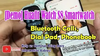 [Demo] Bluetooth Call Feature of Huafit Watch S8 Smartwatch 