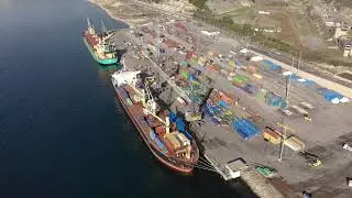 Export Port Containers Shipping #stockfootage