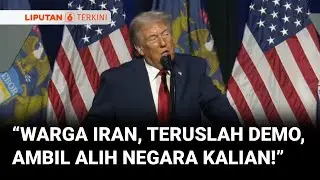Trump Provokasi Warga Iran untuk Terus Demo dan Ambil Alih Negara | Liputan 6