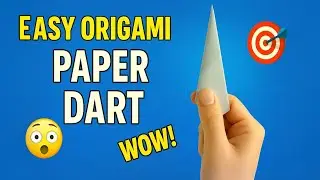 How to Make a Paper Dart That Flies Like a Rocket | Simple Paper Dart That Actually Works
