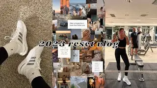 2023 RESET VLOG: vision board comparison, new year goals and a beauty giveaway