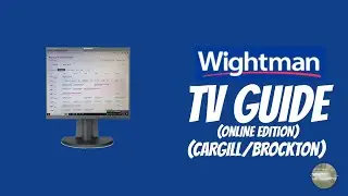Wightman TV Online TV Guide Walkthrough (TV Surfing in Cargill/Brockton)