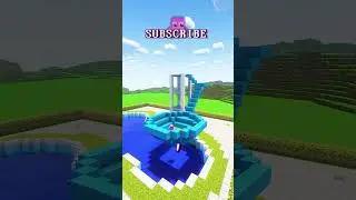 THE PERFECT WATER PARK FOR TRALALERITO IN MINECRAFT! 🦈⛏️ #shorts