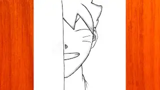 How to Draw Naruto Uzumaki || Naruto Uzumaki Drawing Easy  || Drawing Anime Face