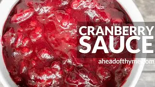 Easy Make-Ahead Cranberry Sauce