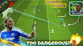 Review New Phenomenal Finishing and Visionary Pass Didier Drogba #newvideo #efootball #soccerplayer 
