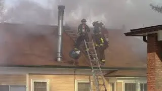 Greeley Fire Department- House Fire  Pre- Vertical Ventilation