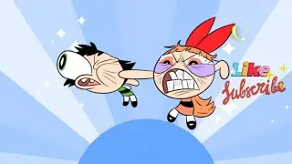 How to Draw Powerpuff Girls Blossom and Buttercup Boxing drawing and coloring cartoon characters