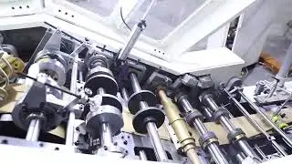 OYANG Fully Automatic Flat Handle Inner Fold Paper Bag Machine