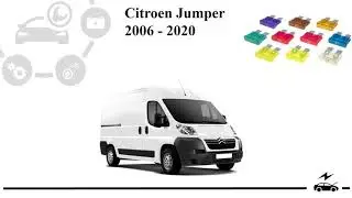 Fuse box diagram Citroen Jumper and relay with assignment and location
