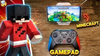 Playing Minecraft Pocket Edition with a Controller... Feels TOO OP .🔥🎮🔥.