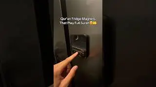 Would You Buy This Qur&rsquo;an Fridge Magnet? 😍✨ #quran #islam #muslim