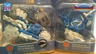 Skylanders SuperChargers Blue Trigger Happy + Blue Gold Rusher