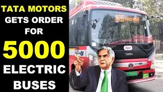 Tata Motors Wins 5450 Electric Bus Deal Worth 5000 Crore. SUPER MASSIVE