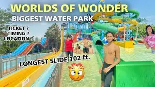 Biggest Water Park In Delhi 🌊😍 | WORLDS OF WONDER | WOW water park Noida Sector - 38