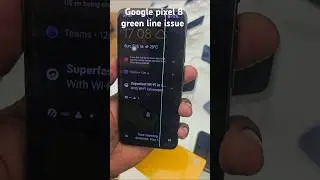 Google pixel 8 green line issue after update help me #explore #viral #foruou #greenline #pixel8a