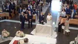 ENTRATA DELLO SPOSO E POI DELLA SPOSA - GIOVANNA E ALESSIO SPOSI
