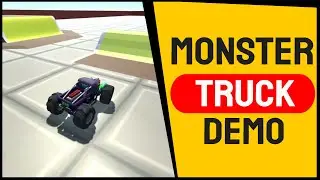 Monster Truck Demo | Ash Monster Truck Physics | Unity