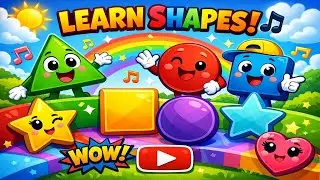 Shapes Song for Kids 🎵 | Mr. Circle, Square & Triangle | Nursery Rhymes