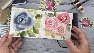 Szybki przegląd szkicownika | akwarelownik | Sketchbook tour