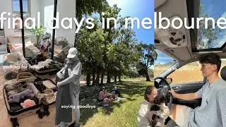 final days in melbourne vlog | packing for exchange, leaving share house, trip to sydney