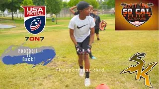 7on7 practice in SoCal FOOTBALL IS BACK!!!!! Amir Keaton is back on the grind!