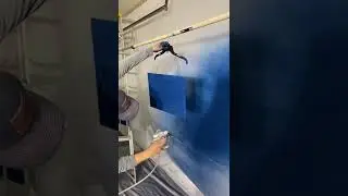 Easy way to paint cabinet doors! #paintpro #paintlikeapro #paintlife
