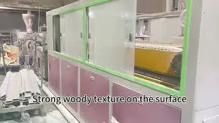 Qide WPC door extrusion process