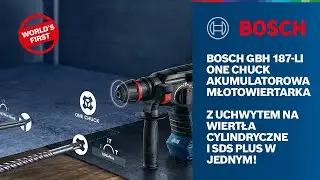 Akumulatorowa młotowiertarka BOSCH GBH 187 Li One Chuck