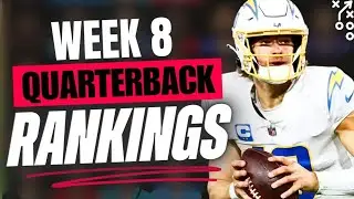 🔥 UPDATED TOP 20 QB RANKINGS for Week 8 Fantasy Football 🚀 | Fantasy Football Rankings