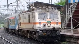 After A Long Time Electric Locomotive With Deccan Express 