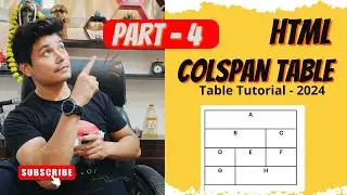 Colspan Table in html 2024