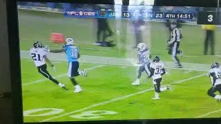 Jaguars - Starks # 31, Lack of Effort to Tackle, Titans - Johnson #28