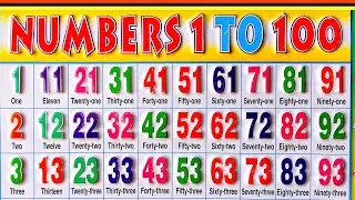 Numbers name 1 to 100 | Learn to Counting 1 to 100 | 1 se 100 tak ginti | One to Hundred counting