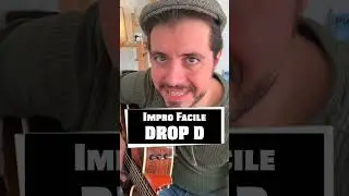 IMPRO facile en Drop D - Le son du BLUES
