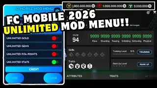FC Mobile 26 Mod Menu v26.1.02 Unlimited Coins, Gems & FC Points | Free TOTY 2026 Team of the Year