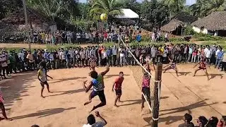 thurram Naveen vs karavaka raju first set win by Naveen big match 🏐