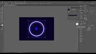 Neon light effect using by illustrator / how to make neon light effect