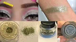 Christine sparkling dust eyes glitter #short #viral #trending #viralvideo #reels #glitteryeyes